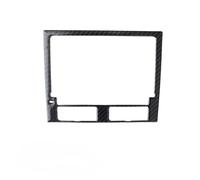 Compatible Con Porsche Para Macan 2014 2015 2016 2017 2018 Etiqueta Engomada Del Patrón De Fibra De Carbono Cubierta Marco Panel Ajuste Pantalla Navegación Interior Coche Cubierta Panel Consola CD