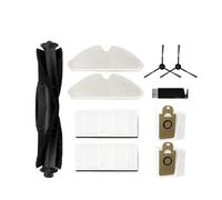 Compatible con Proscenic M7 Pro/Honiture Q6 / Lenovo T1S Pro Piezas de repuesto Accesorios Cepillo lateral principal Filtro HEPA Trapeador Trapo(Set C)