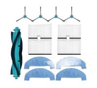 Compatible Con Proscenic, Q8/Q8max, Mova, E10, Ultenic, D10, Ultenic, T10 Lite, Piezas De Aspiradora, Cepillo Lateral Principal, Filtro, Paño De Fregona