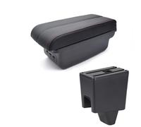 Compatible con Proton Saga Reposabrazos Caja de almacenamiento Reposabrazos de cuero Estilo de coche USB Centro Consola central Accesorios Piezas interiores Auto(E red)