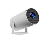 Compatible con proyector Android 11 HD 4K 3D 1280 * 720P HY300 Pro MAX Dual WiFi 160ANSI 180°Flexible BT5.0 Proyector portátil de Cine for Exteriores(UK Plug)