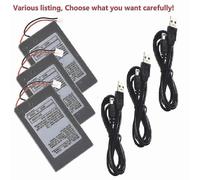 Compatible con PS3 PlayStation 3 Dualshock 3 Controlador Batería + Cable CECHZC1E / CECHZC2E