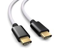 Compatible con PS5 Controller, USB C a C cable de carga, cable, 3m compatible con Sony Playstation 5, Microsoft Xbox Wireless Controller blanco