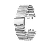 Compatible con pulsera de correa acero inoxidable GM-B2100 B2100 Casio GMW-B5000 Correa reloj milanesa metal for hombre B5000(B-silver)