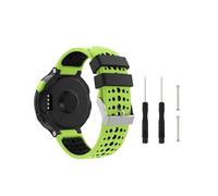 Compatible con pulsera de reloj Garmin Forerunner 235/235 Lite/230/220/620/630/735XT, correa de repuesto de silicona ajustable, suave, transpirable, impermeable para Garmin Approach S20/S5/S6