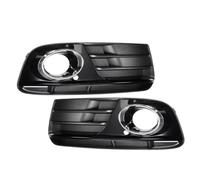 Compatible Con Q5 2013 2014 2015 2016 2017 8R0807681 Parachoques Delantero Del Coche Luz Antiniebla Izquierda Y Derecha Cubierta De La Lámpara Rejilla Negro Accesorios Parrilla Luz Antiniebla(Pair)
