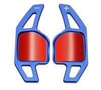 Compatible con Q5 8R para Q7 4L para TT/TTS/TTRS MK2 8J R8 42 Extensión De Palanca De Cambios para Volante De Coche Paleta Cambio Volante(Blue)