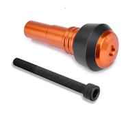 Compatible Con R15 V2 V3 V4 Para MT03 Deslizador de chasis moto | 2015-2023 Para YZF-R3/25 2015-2022 Marco Motocicleta Escape Anticaída Deslizadores Protección Contra Choques(Orange)