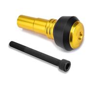 Compatible Con R15 V2 V3 V4 Para MT03 Deslizador de chasis moto | 2015-2023 Para YZF-R3/25 2015-2022 Marco Motocicleta Escape Anticaída Deslizadores Protección Contra Choques(Gold)