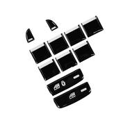 Compatible Con Range Para Rover Para Evoque 2012 2013 2014 2015 2016 2017 2018 Calcomanías Deportivas Negras Interruptor Radio Para CA Pegatinas Accesorios Reparación Pegatinas