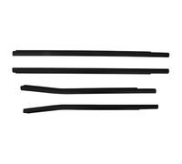 Compatible con Ranger 2012-2020 Burletes para Ventanas Laterales de automóviles Puertas Vidrio Burlete Moldura Tiras de Sellado 4 Piezas Sello para Puerta corrediza