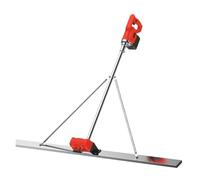 Compatible con raspador eléctrico de hormigón 150cm y 21V, nivelador suelo Manual engrosamiento, regla vibratoria gran capacidad(2 batteries)