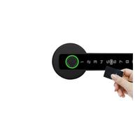 Compatible con RAYKUBE M5 Tuya BLE Cerradura de puerta inteligente con huella digital Cerradura electrónica digital con contraseña/llave/tarjeta IC(M5-B and Gateway)