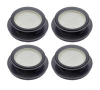 Compatible con Red Solution Fv4s X20 Storm para aspiradora Aqua, filtro Hepa reutilizable, kit de captura de polvo lavable blanco para mantenimiento de suelos robot (paquete de 4)