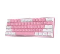 Compatible con Redragon K617 Fizz 60% Teclado for Juegos RGB con Cable 61 Teclas Teclado mecánico Compacto de Intercambio en Caliente Interruptor Rojo(145mm Colorful)