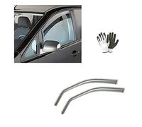 Compatible con Renault CAPTUR 5P 20 in POI 12.740 Farad Pareja DE DEFLECTORES para Lluvia Y Viento PROTECCIÓN Viento para Ventana Deflector para Coche Glass Air