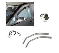 Compatible con Renault Megane 5P 02 in POI 9/08 12.413 Farad Pareja DE DEFLECTORES para Lluvia Y Viento PROTECCIÓN Viento para Ventana Deflector para Coche Glass Air