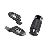 Compatible con reposapiés de estriberas ajustables Harley Sportster | Palanca Cambios Compatible con Harley Sportster S RH1250S RH 2021-2024 Reposapiés ajustables para piloto(SET-BL)