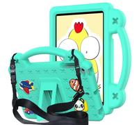 Compatible con/repuesto para Samsung Galaxy Tab S10 FE X520 de 11 pulgadas / S10 Lite X400/X406B de 10.9 pulgadas, funda resistente a prueba de golpes DKBBX (verde)