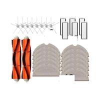 Compatible Con Roborock, S6 S6 MaxV S6 Pure S5 Max S50 S55 S5 E4 E5 Accesorios Robot Aspirador Repuestos Cepillo Lateral Principal Filtro Mopa Reemplazo(Set4)