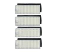 Compatible Con Robot Aspirador Eufy, Robovac 11S, 12, 15T, 15C, 25C, 30, 30C, 35C, Reemplazo Del Protector Del Cepillo Del Filtro Del Cepillo Lateral Del Cepillo Principal(E (4Pcs))