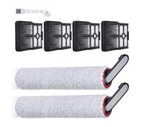 Compatible con Rodillos de Cepillo de Repuesto for aspiradora en seco y húmedo inalámbricos duales Dreame H12 Pro/H12 (7 Piezas) y Piezas de Filtro HEPA