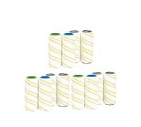 Compatible Con Rodillos De Microfibra Karcher, FC7 FC5 FC3 For Limpiar Suelos Duros, Rodillos De Repuesto For Hogares Inteligentes.(12 off-white)