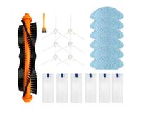 Compatible con Rowenta Tefal X-plorer 20/40/45/50 / Isweep X3 Robot Aspiradoras Cepillo lateral principal Filtro Hepa Accesorios de pieza de fregona(Set M)