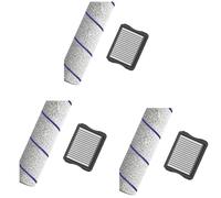 Compatible con Rowenta, X-Clean 10, Cepillo De Rodillo, Filtro For Aspiradora En Seco Y Húmedo, Repuesto For Robot Aspirador, Accesorios De Filtro.(6pcs)