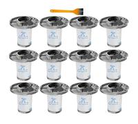 Compatible Con Rowenta,x-Force Flex 8,60 X-pert 6,60 Aspiradora Inalámbrica Accesorio De Filtro Lavable Pieza De Repuesto(12pcs)