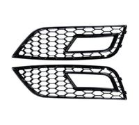 Compatible Con RS4 Para A4 B8.5 Facelift 2013 2014 2015 2016 Parachoques Delantero Luz Antiniebla Lámpara Cubiertas De Rejilla Estilo De Malla De Panal 8K0807682K01C Rejilla Luz Antiniebla(Black)