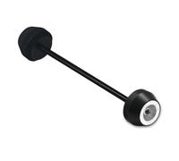 Compatible con RSV4 RSV4-R RSV4-RR RSV4-RF 2009-2018 Motocicleta Delantero Eje Trasero Horquilla Sliders Protector Cojín Protector Antigolpes, Rear Silver)