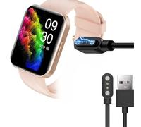 Compatible con RUIMEN D1 Smartwatch Cargador, Magnético Carga Reloj Inteligente USB 3.3ft Compatible con RUIMEN D1 1.85" Smartwatch (Negro)
