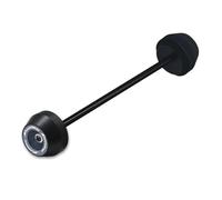 Compatible con S1000RR S1000 RR 2009-2024, almohadilla protectora de rueda de motocicleta delantera y trasera, tapa deslizante a prueba de caídas (gris delantero)