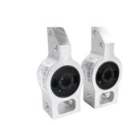 Compatible con Sagitar, Magotan, Tiguan CC Golf 6, brazo triangular de suspensión Mingrui, brazo inferior, funda de goma para asiento de aluminio(Semi solid 2PCS)