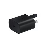 Compatible con Samsung Cargador Súper Rápido 25W 3A UK 3 Pin Negro EP-T2510