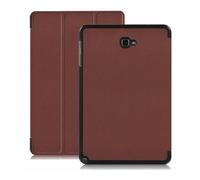 Compatible con Samsung Galaxy 2016 Tab A6 de 10,1 pulgadas con funda Para tableta S Pen, funda con tapa ultradelgada Para SM-P580 P585 Smart Shell Skin(Brown)