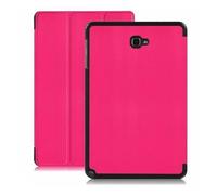 Compatible con Samsung Galaxy 2016 Tab A6 de 10,1 pulgadas con funda Para tableta S Pen, funda con tapa ultradelgada Para SM-P580 P585 Smart Shell Skin(Rose red)