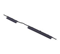 Compatible con Samsung Galaxy A21S (A217F) SM-A217. Kit de teclas externas laterales con botón de encendido Power On Off + botón control de volumen side keys (negro)