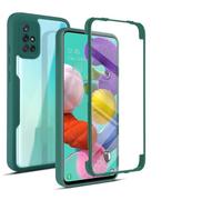 Compatible con Samsung Galaxy A51 4G Funda,Protector de Pantalla Integrado Compatible con Samsung SM-A515F/DSN Galaxy A51 4G / SM-A515U1 SM-A515W SM-A515X Funda Carcasa Protectora Green