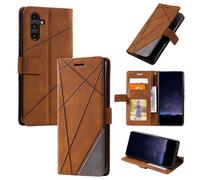 Compatible con Samsung Galaxy A55 5G Funda móvil,Compatible con Samsung SM-A556B/DS Galaxy A55 5G / SM-A556E/DS SM-A556E SM-A5560 SM-A556V Funda Protectora de Cuero para móvil Funda Brown