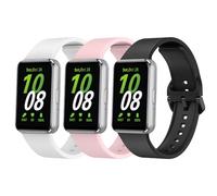 Compatible con Samsung Galaxy Fit 3 R390, resistente al agua, a prueba de sudor, correa de repuesto de silicona deportiva para Samsung Galaxy Fit 3