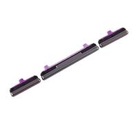 Compatible con Samsung Galaxy S10 / Galaxy S10+ / G973 G973F G975 G975F Kit teclas externas laterales botón encendido power on off + botón control volumen side keys (negro)