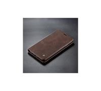 (Compatible con Samsung Galaxy S21) Funda tipo cartera de cuero retro de lujo CaseMe con soporte y ranuras para tarjetas, diseño delgado, color