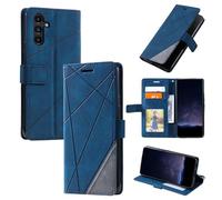 Compatible con Samsung Galaxy S23 FE Funda de Cuero,Compatible con Samsung SM-S711B/DS Galaxy S23 FE/SM-S711U1 SM-S711W SM-S7110 Funda Carcasa Case Blue