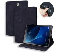 Compatible con Samsung Galaxy Tab A10.5 2018 Modelo SM-T590/T595/T597, Funda tipo cartera de cuero premium con soporte abatible.