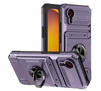 Compatible con Samsung Galaxy XCover 7 Funda,Compatible con Samsung Galaxy XCover7 5G SM-G556B SM-G556BU1 SM-G556B/DS Funda para teléfono con Ranura Purple