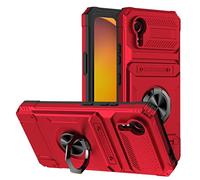 Compatible con Samsung Galaxy XCover 7 Funda,Compatible con Samsung Galaxy XCover7 5G SM-G556B SM-G556BU1 SM-G556B/DS Funda para teléfono con Ranura Red