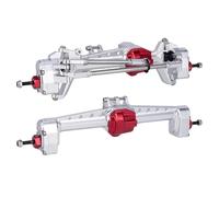 Compatible con SCX10 III 1/10 Repuestos De Repuesto para Coche RC Crawler Ejes De Pórtico De Aluminio Descentrados Eje Delantero RC