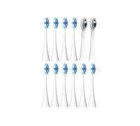 Compatible Con Seago, Cabezales De Cepillo De Dientes Eléctrico, 12 Unidades, For Adultos, 5 Modos De Presión, IPX7, Resistente Al Agua, Con Soporte For Cepillo De Dientes C027(SG-C027-12PCS Blue)